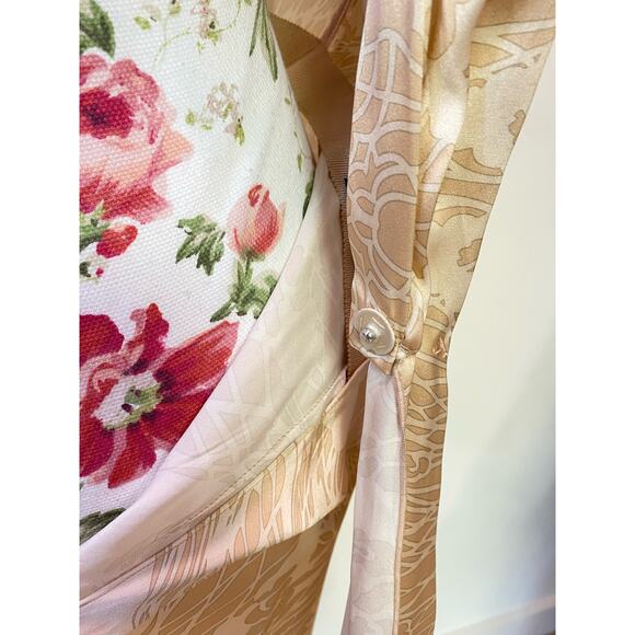 GILES Italy Made Drop Wrap Silk Dress Summer, Party, Cocktail, Weeding invite - Picture 9 of 13